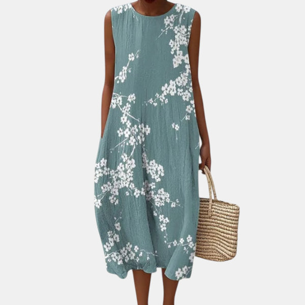 Robe d’Été Confortable Sans Manches