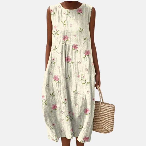 Robe d’Été Confortable Sans Manches
