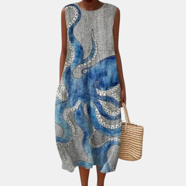 Robe d’Été Confortable Sans Manches